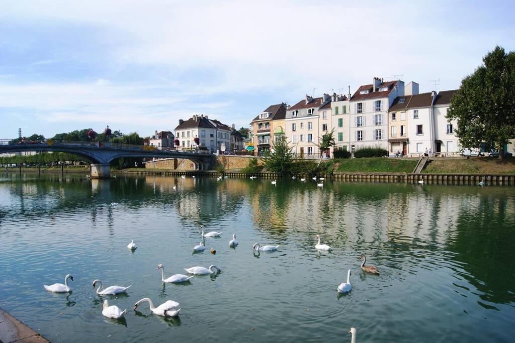 Coeur De Ville Avec Parking+Gare A Proximite De Disney Et Paris Lagny-sur-Marne Exterior photo